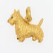 Old gold dog charm pendant 58 Facettes 18-108A
