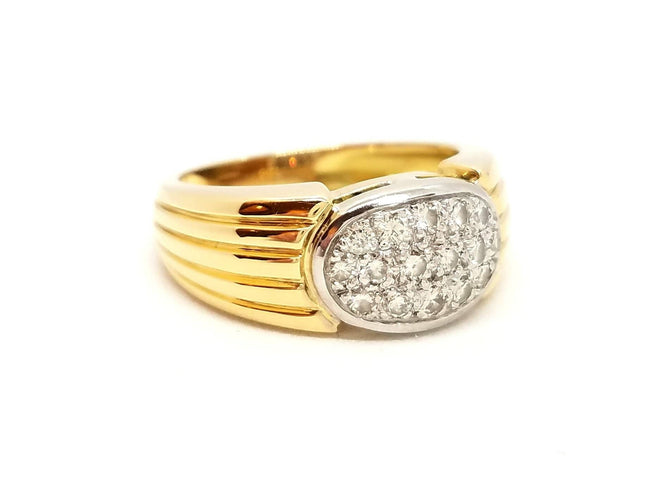 Bague 54 Bague Or jaune Diamant 58 Facettes 698547CN