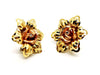 Earrings Flower Earrings Yellow Gold Diamond 58 Facettes 1186469CN