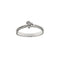 Bague 56 Bague solitaire Or blanc Diamant 58 Facettes 29529