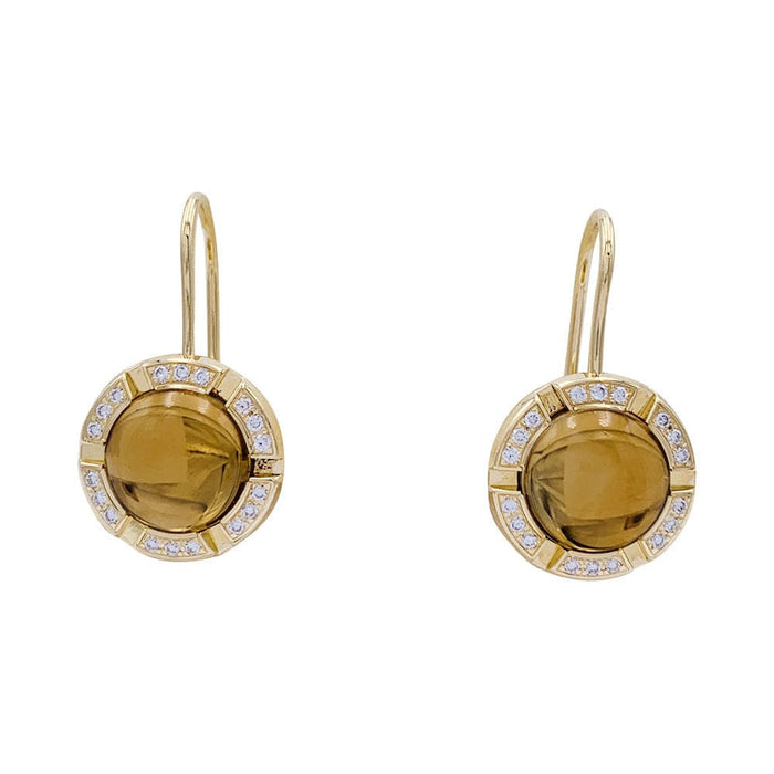 Boucles d'oreilles Boucles d'oreilles Chaumet, "Class One Croisière", or jaune, citrines, diamants. 58 Facettes 32338