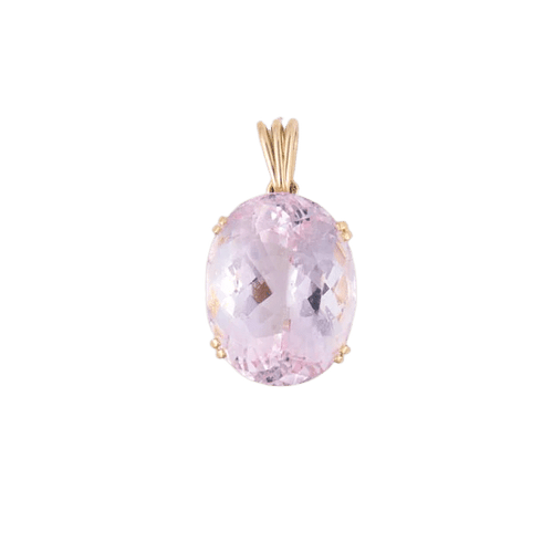 Pendentif Pendentif Quartz rose facetté 58 Facettes