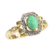 Bague 54 Bague en or avec diamants et turquoise 58 Facettes 22130-0168