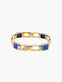 Gold Bracelet and Lapis lazuli Bracelet 58 Facettes