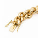 Bracelet Curb link bracelet Yellow gold 58 Facettes 2052068CN
