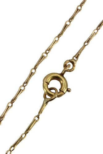 Collier CHAINE ANCIENNE MAILLE BÂTON 58 Facettes 053491