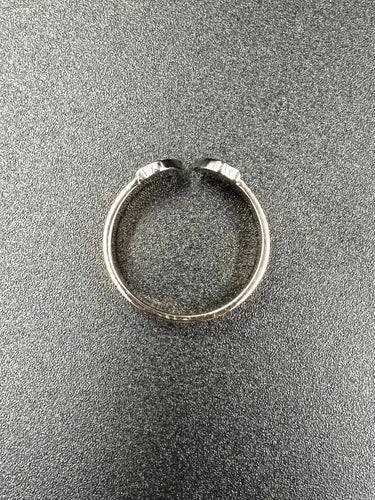 Bague 53 CARTIER. Collection Double C, bague 3 ors et diamants 58 Facettes