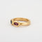 Bague 53 Chaumet - bague rubis, saphir 58 Facettes HS4272