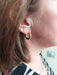 MODERN CREOLE earrings 58 Facettes 067001