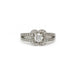 Ring Platinum Ring Diamonds 58 Facettes 230373R