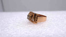 Ring 49 Gold and diamond Tank ring 58 Facettes 11924
