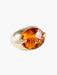 Ring 52 Ring Yellow gold Citrine Diamonds 58 Facettes