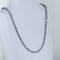 Collier Collier Or blanc Rivière de Diamants 58 Facettes