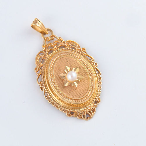 Pendentif Pendentif Perle arabesques 58 Facettes JE39