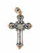 Yellow Gold and Diamond Cross Pendant 58 Facettes