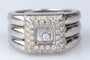 Bague 54 CHOPARD - Bague Or blanc 45 Diamants 58 Facettes BG-CHOP1-104