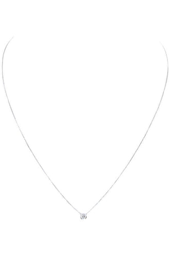 Collier COLLIER DIAMANT PRISONNIER 0.15 CARAT 58 Facettes 056451