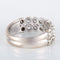 Bague 54 Bague 2 rangs de Diamants 58 Facettes 8397