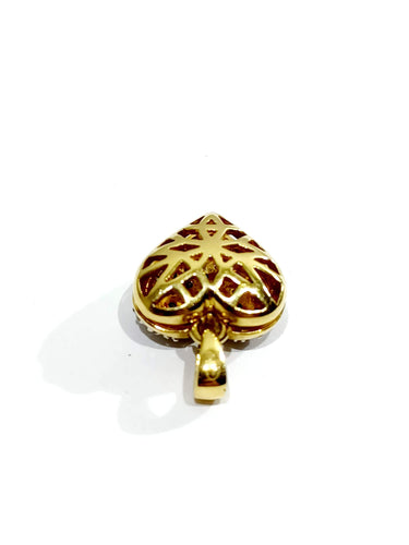 Pendentif Pendentif cœur Or jaune Diamants 58 Facettes