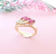 Bague Bague Rubis navettes Diamants 58 Facettes AA 1569
