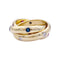 Bague 51 Bague Cartier, "Constellation", or jaune, gemmes de couleur. 58 Facettes 33212