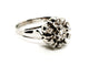Bague 59 Bague Fleur Or blanc Diamant 58 Facettes 1356040CN