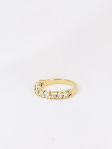 Bague Demi-Alliance américaine diamants 0,72 ct 58 Facettes J100