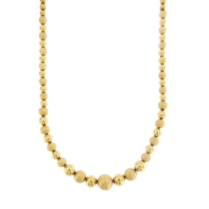 Collier Collier sphères Or jaune 58 Facettes 35584