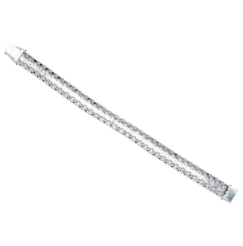 Bracelet Bracelet or blanc et diamants. 58 Facettes 31345