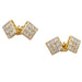 Cufflinks Boucheron cufflinks in yellow gold, diamonds. 58 Facettes 31095