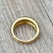 Ring 52 Yellow gold ring Diamond 58 Facettes