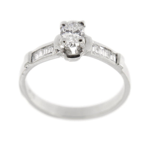 Bague 54 Bague Solitaire diamants 0,68 ct 58 Facettes 1608