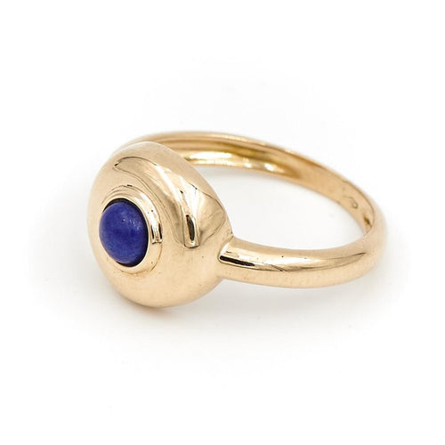 Bague 50 Bague Or jaune lapis lazuli 58 Facettes 1888176CN
