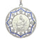 Pendentif Médaille Art déco diamants et saphirs 58 Facettes 23191-0433