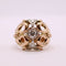 Bague Bague diamants, pierre blanche 58 Facettes