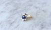 Bague Bague Marguerite Belle Epoque saphir & diamants 58 Facettes