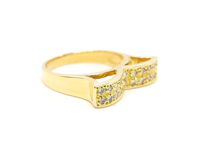 Bague 51 Bague Or jaune diamant 58 Facettes 588113CN