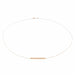 Ginette NY Necklace Straw on Chain Necklace Rose gold 58 Facettes 2322868CN