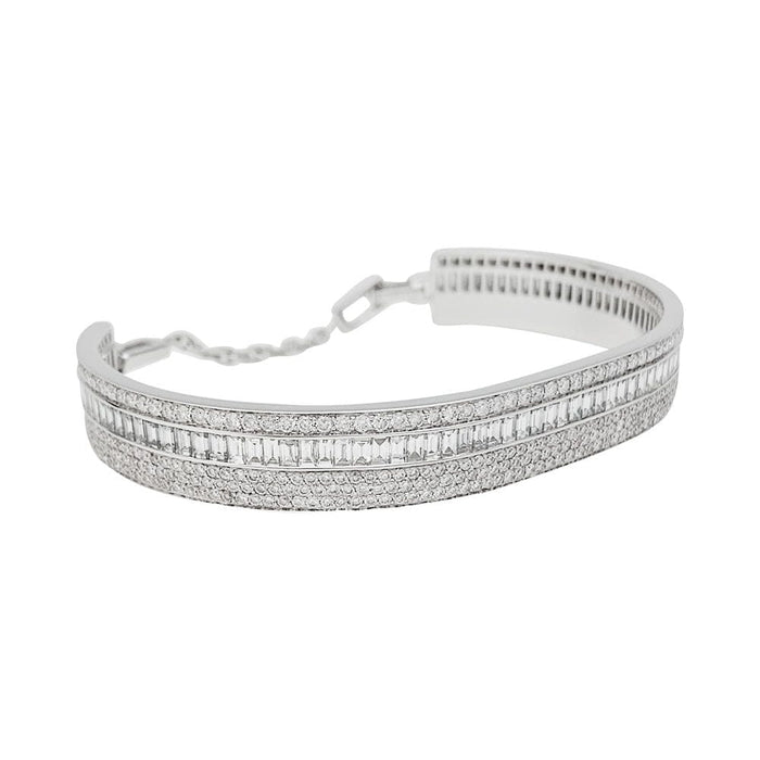 Bracelet Bracelet Messika "Liz" en or blanc et diamants. 58 Facettes 30842