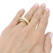 Ring 52 Cartier ring, "Odyssey", two golds, diamonds. 58 Facettes 33057