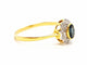 Bague 56 Bague Or jaune Saphir 58 Facettes 06321CD