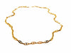 Necklace Navy mesh necklace Yellow gold 58 Facettes 1292227CN