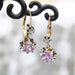 Earrings Pink sapphire diamond stud earrings 58 Facettes 23-284