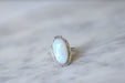 Ring Pompadour opal ring surrounded by diamonds 58 Facettes