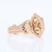 Bague 55 Bague ancienne de sentiment or rose 58 Facettes 22-271