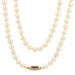 Large necklace in cultured pearls and enameled clasp 58 Facettes 21-746