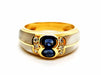 Ring 54 Ring Yellow gold Sapphire 58 Facettes 1161973CD