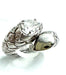 Ring 53 Snake ring White gold Diamond 58 Facettes