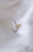 Bague Bague Marquise diamants sur or et argent 58 Facettes