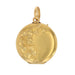 Antique gold medallion pendant with ivy leaves 58 Facettes 22-306